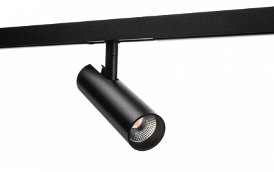SG Zip Tube Micro LED Railspot zwart 7W 310 lumen 3000K dimbaar inclusief adapter
