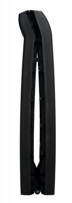 Trixie 39477 opklapbare helling, kunststof, 39 × 160 cm, zwart/grijs