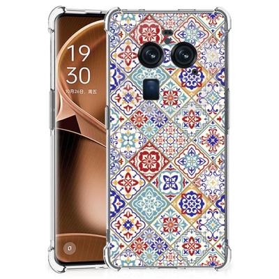 OPPO Find X6 Pro Anti-Shock Hoesje Tiles Color