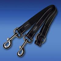 Rogz For Dogs snake splitter zwart - thumbnail