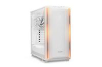 BeQuiet DARK BASE 701 White Midi-tower PC-behuizing Wit 3 voorgeïnstalleerde ventilators, Zijvenster - thumbnail