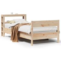 Bedframe zonder matras massief grenenhout 75x190 cm - thumbnail