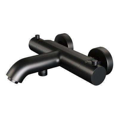 Brauer Black Edition Badkraan - gladde knop - mat zwart 5-S-229