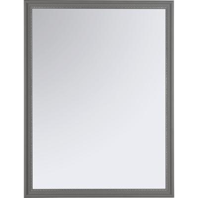 Spiegel - Trion Nore - Lijstspiegel - Rechthoek - 34x45cm - Grijs - Kunststof