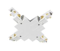 SLV 1006536 230V-railsysteemcomponenten X-verbinder S-Track Wit - thumbnail