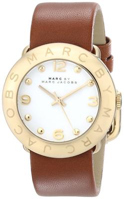 Horlogeband Marc by Marc Jacobs MBM8574 Onderliggend Leder Cognac 20mm