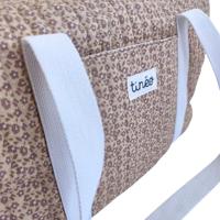 Luiertas - TINEO - 40 x 22 x 24 cm - Luipaardprint - thumbnail