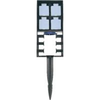 Oase 55433 Buitenstopcontact 4-voudig Zwart Met grondspies - thumbnail