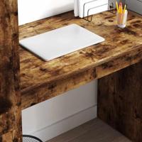 Bureau met plank Gerookt eiken 113 x 54 x 120 cm Bewerkt hout - thumbnail