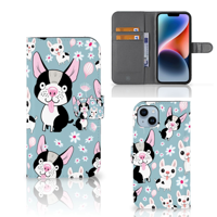 iPhone 15 Plus | Telefoonhoesje | Met pasjeshouder | Hondjes - thumbnail
