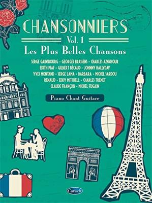 Hal Leonard Chansonniers Vol. 1 songboek voor piano, gitaar en zang