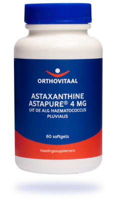 OrthoVitaal Astaxanthine astapure 4mg 60 Softgels OrthoVitaal Astaxanthine astapure 4mg 60 Softgels
