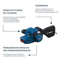 Bosch Professional GBS 750 06012C1020 Bandschuurmachine 850 W - thumbnail