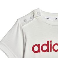 Sportsoutfit voor baby Adidas Lineage Wit - Maat: 3-6 Maanden - thumbnail