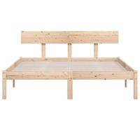 Bedframe massief grenenhout 140x190 cm - thumbnail