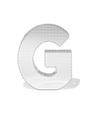 HEMA Discoletter G 10x9x10cm (zilver)