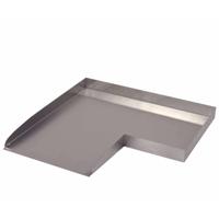 Wolga beekloop hoek links rvs - thumbnail