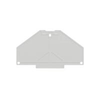 Weidmüller 1211450000 Afsluitplaat Grijs 10 stuk(s) - thumbnail