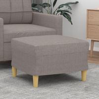 Voetenbank 60x50x41 cm stof taupe - thumbnail