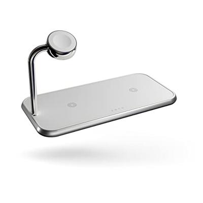 ZENS Dual qi Apple-Watch ZEDC05W Inductie lader 2000 mA Uitgangen Qi-standaard Wit