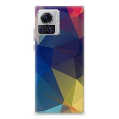 Motorola Moto X30 Pro | TPU Hoesje | Polygon Dark