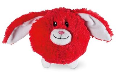 Karlie Moppelchen Haas Flappy, hondenspeelgoed, pluche, roze, 15 x 12 x 14 cm