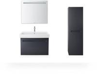 Wastafelkast Duravit No.1 Met 1 Lade 74x42.6x47.8 cm Met Geïntegreerde Greep Mat Grafiet Duravit - thumbnail