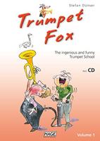 Cascha EH 3820 EN Bb trompet Fox met softcase en Engels lesboek - thumbnail