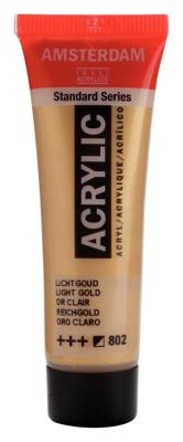 Royal Talens Amsterdam Standard Series Acrylverf Tube 20 ml - Lichtgoud 802