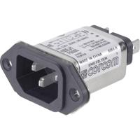 TE Connectivity 6609006-5 6609006-5 Netfilter Met IEC-connector 250 V/AC 3 A 1.5 mH 1 stuk(s) - thumbnail