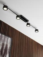 Nordlux Design plafondlampClyde 4-lichts zwart - 2213530103 - thumbnail