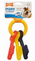 Nylabone puppy chew bijtsleutels baconsmaak - thumbnail