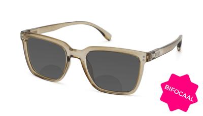 Zonneleesbril Vista Bonita Cubo XL Bifocaal-Desert Brown-+4.00