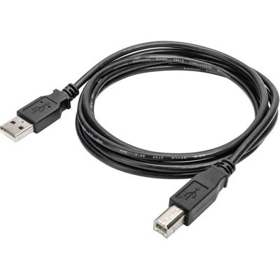 DIGITUS USB 2.0 aansluitkabel - 10 stuks - 1,8 m - USB A (St) naar USB B (St) - 480 Mbit/s - verbindingskabel - zwart