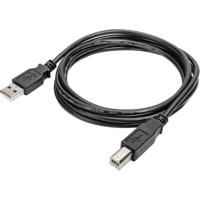 DIGITUS USB 2.0 aansluitkabel - 10 stuks - 1,8 m - USB A (St) naar USB B (St) - 480 Mbit/s - verbindingskabel - zwart - thumbnail