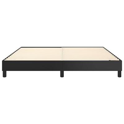 Bedframe kunstleer zwart 160x200 cm