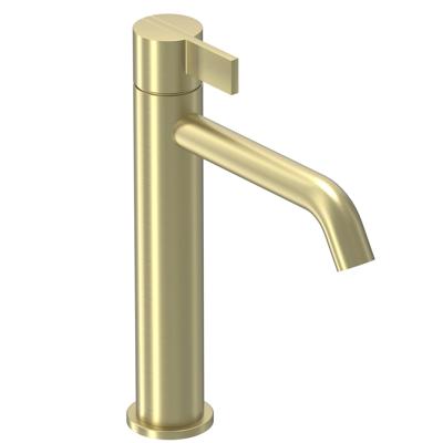 Wastafelkraan IVY Pact Model M Coldstart Geborsteld Mat Goud PVD IVY