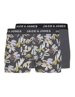 Jack & Jones Boxershorts JACABSTRACT 2-pack Iron Gate-S