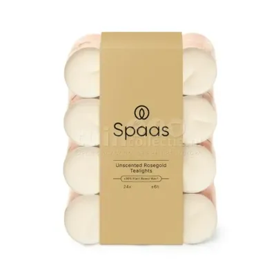 Spaas Theelichtjes Rosegold 24st
