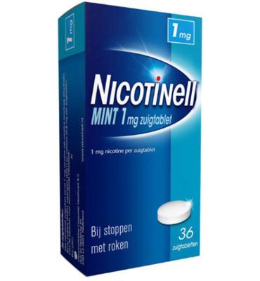 Nicotinell Zuigtablet Mint 1 mg - voor stoppen met roken