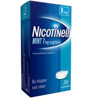 Nicotinell Zuigtablet Mint 1 mg - voor stoppen met roken - thumbnail