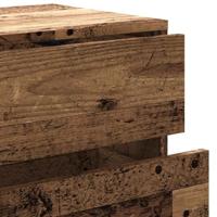 Tv-meubel 80x34x35,5 cm bewerkt hout oud houtkleurig - thumbnail