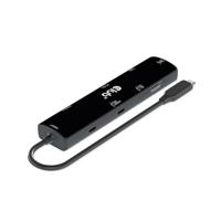 Club 3D CSV-1599 USB4™ Gen3x2 Type-C, 6-in-1 hub met HDMI™ 8K60Hz of 4K120Hz, 2xUSB Type-A (10G), Ethernet RJ45(2.5G) en 2xUSB Type-C, 1x Data (10G) en 1xPD3.0 opladen 100 watt - thumbnail