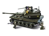 Sluban Army Battle Tank bouwstenen set (M38-B9800) - thumbnail