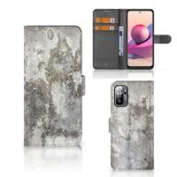 Xiaomi Redmi Note 10/10T 5G | Poco M3 Pro | Bookcase | Beton Print - thumbnail