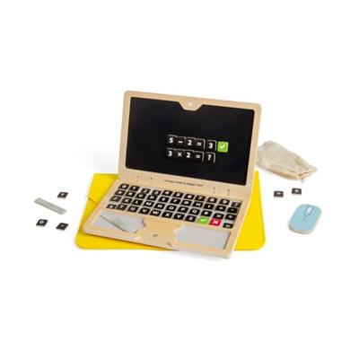Bigjigs houten speelgoed laptop set, 95dlg.