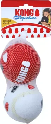 KONG SIGNATURE SPORT BALLS ASSORTI 8,5X8,5X8,5 CM 2 ST KONG SIGNATURE SPORT BALLS ASSORTI 8,5X8,5X8,5 CM 2 ST