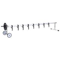 VidaXL Zwembadhoesroller met roestvrijstalen frame - thumbnail