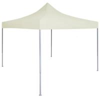 Partytent professioneel inklapbaar 2x2 m staal crme - thumbnail