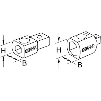 KS Tools 5162040 Insteekadapter